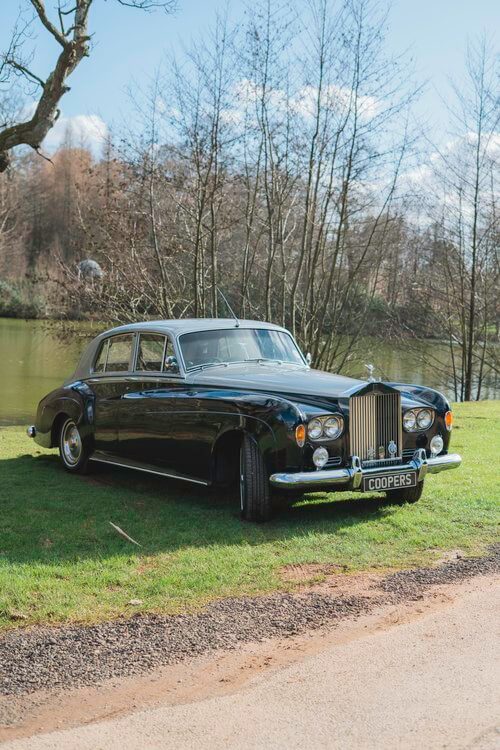 Rolls Royce cloud parked on the grass