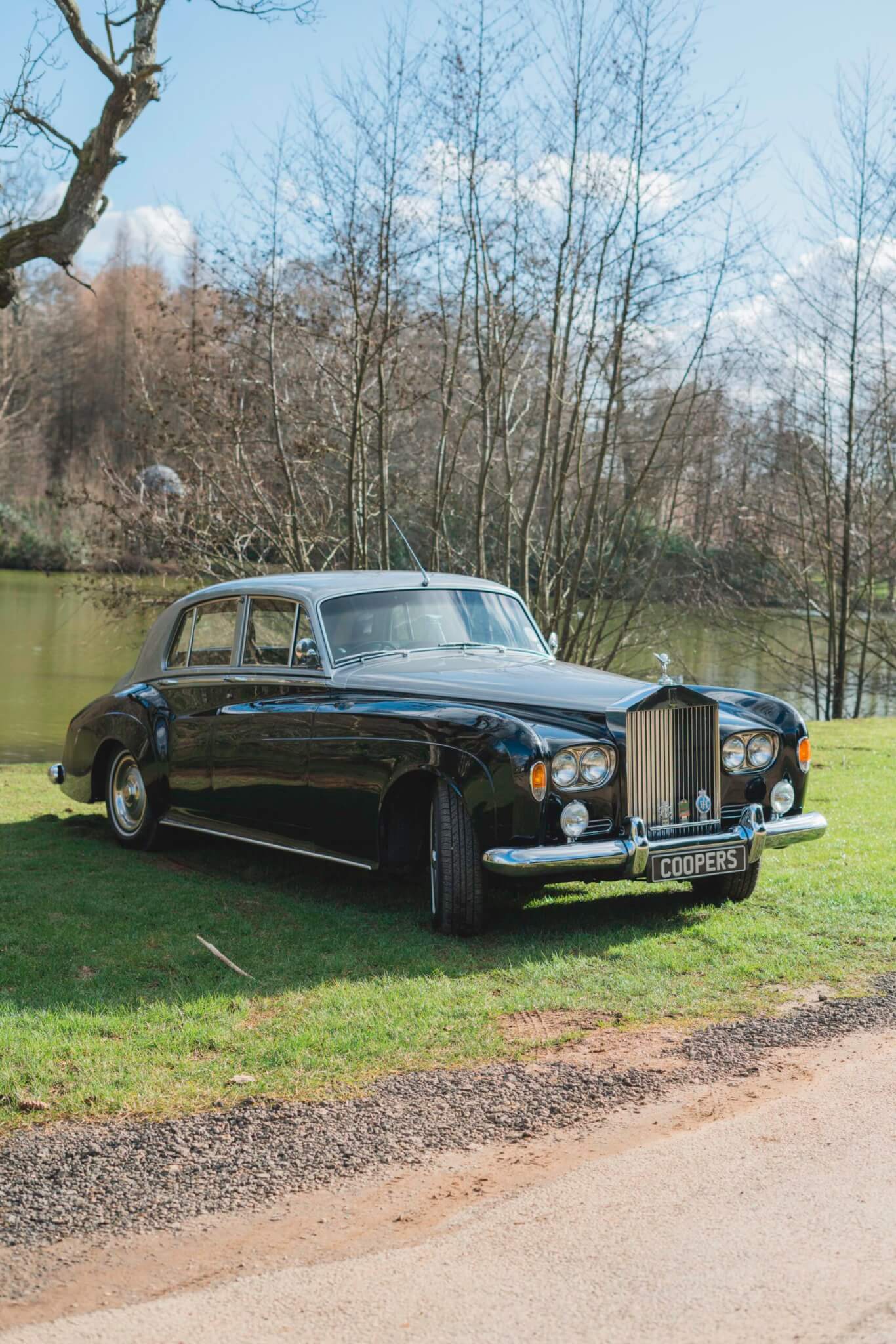 Rolls Royce Cloud parked on grass