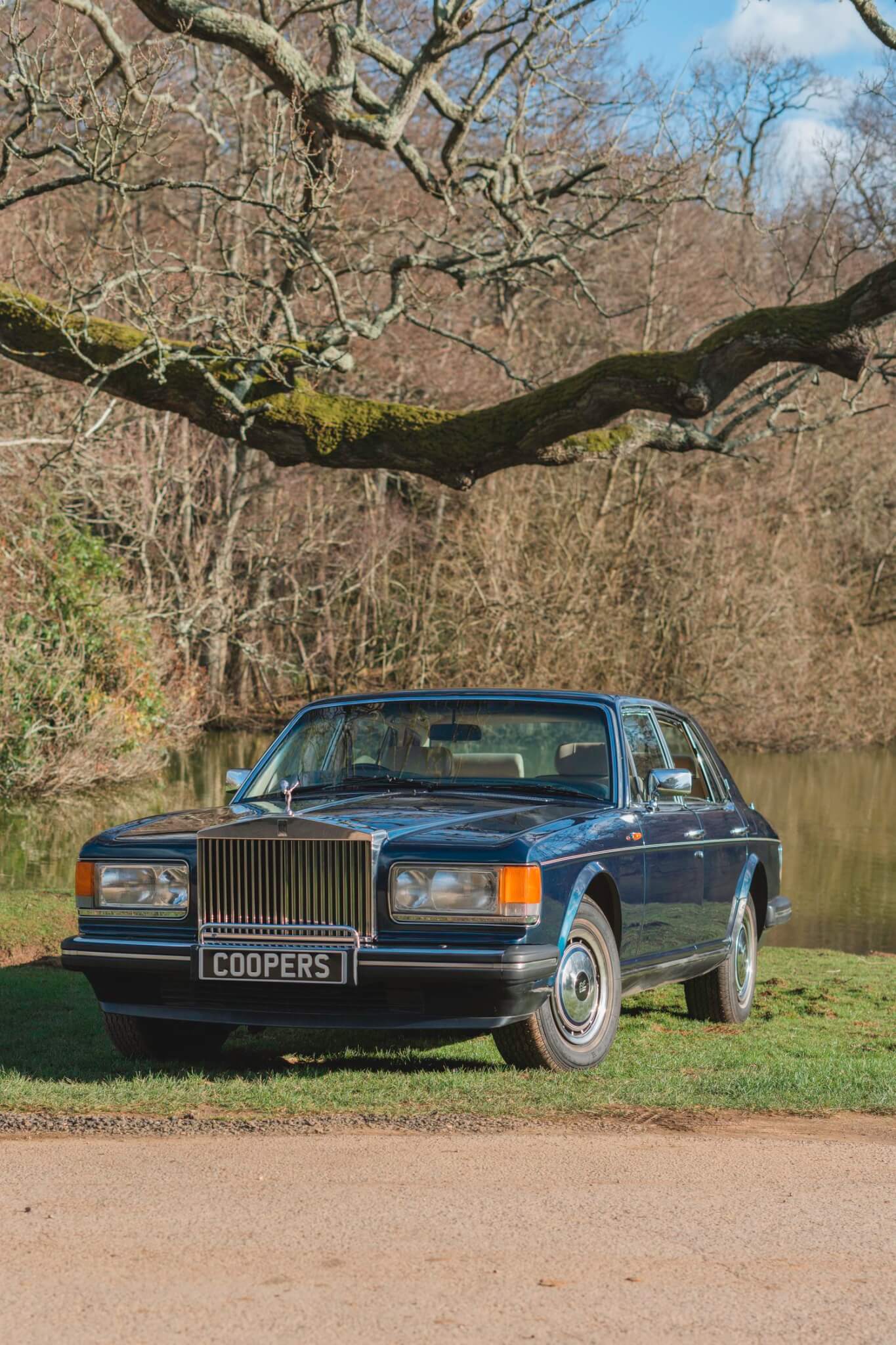 Rolls Royce Spirit III parked under tree