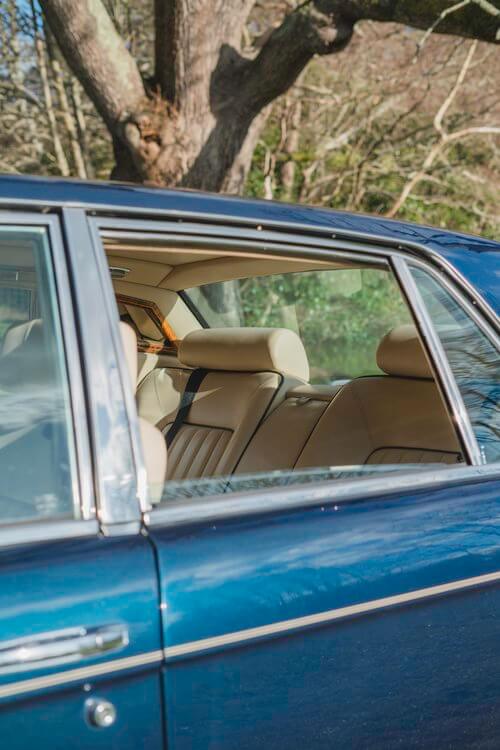 Rolls Royce window rolled down